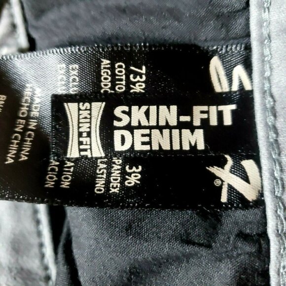Seven7 High Rise Skinny Ankle Jeans Skin Fit Denim Jeans Gray 30X27 Size 10 - Picture 6 of 9